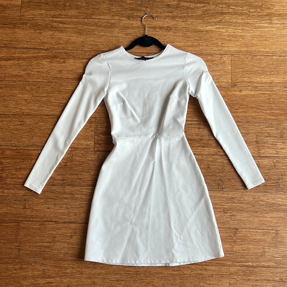 White Kendall + Kylie Dress with Open Back